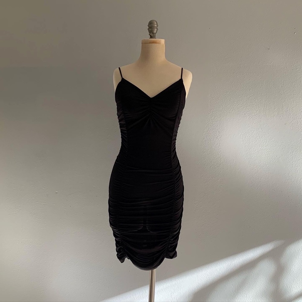 Black Runched Dress